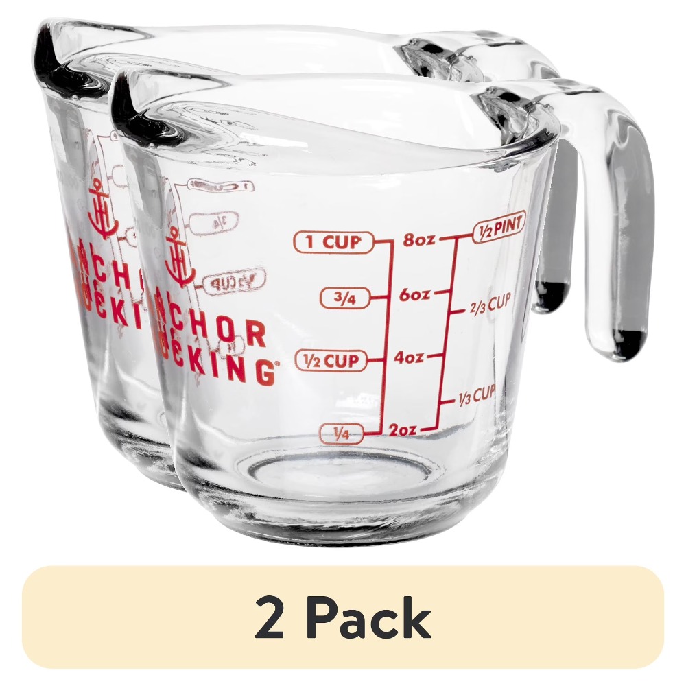2-Pack Glass Measuring Cups Se – Kitchen Baking Cooking Bewertung und Preis