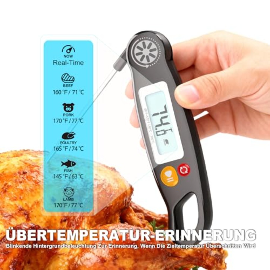Meat Thermometer Digital - Ins – Kitchen Baking Cooking Bewertung und Preis